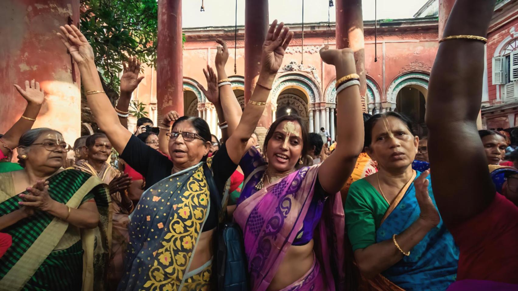 Sessione di danza online in corso